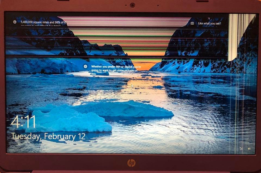 Laptop Screen Replacement before